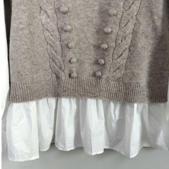 NWT Fate Twofer Sweater Vest Shirt Combo Top Large - Picture 3 of 7